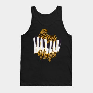 Boogie Woogie Piano Design Tank Top